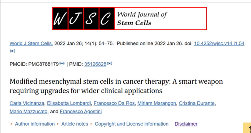 间充质干细胞能抗癌吗？间充质干细胞抗癌的三种途径